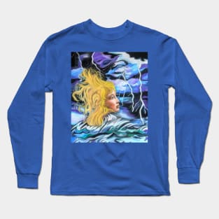 Mermaid in the Storm Long Sleeve T-Shirt